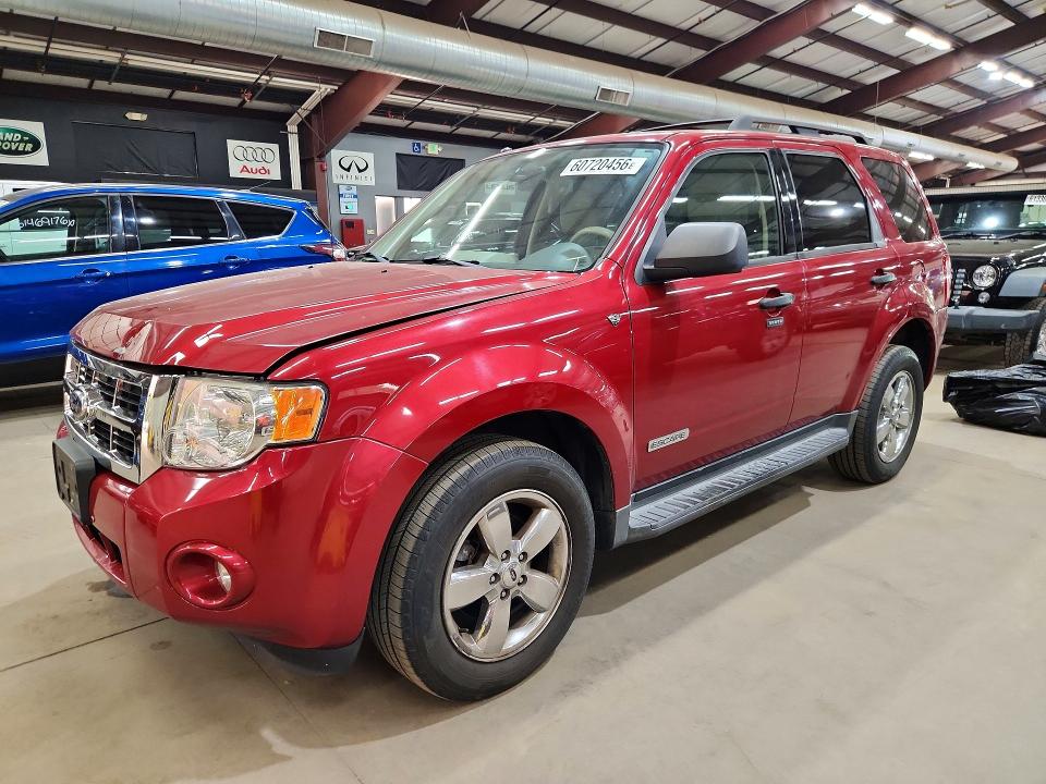 Продажа на аукционе авто 2008 Ford Escape, vin: 1FMCU931X8KB58156, номер лота: 60720456