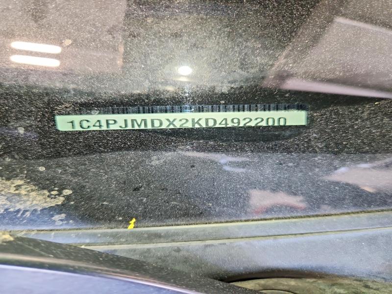 Продажа на аукционе авто 2019 Jeep Cherokee, vin: 1C4PJMDX2KD492200, номер лота: 59600886
