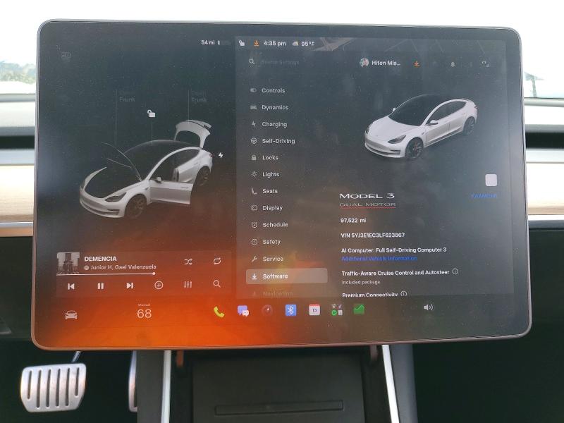 Aukcja sprzedaży 2020 Tesla Model 3, vin: 5YJ3E1EC3LF623867, numer aukcji: 60706996