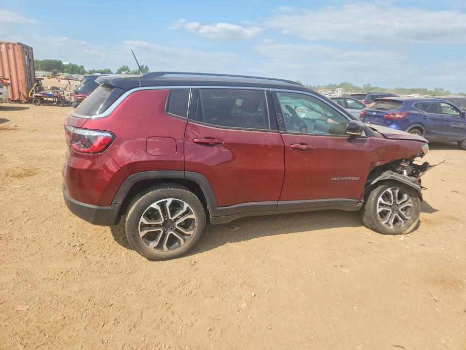 Продаж на аукціоні авто 2022 Jeep Compass, vin: 3C4NJDCB7NT150074, номер лоту: 62483336