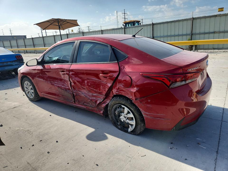 61436096 :رقم المزاد ، 3KPC24A69NE183219 vin ، 2022 Hyundai Accent مزاد بيع
