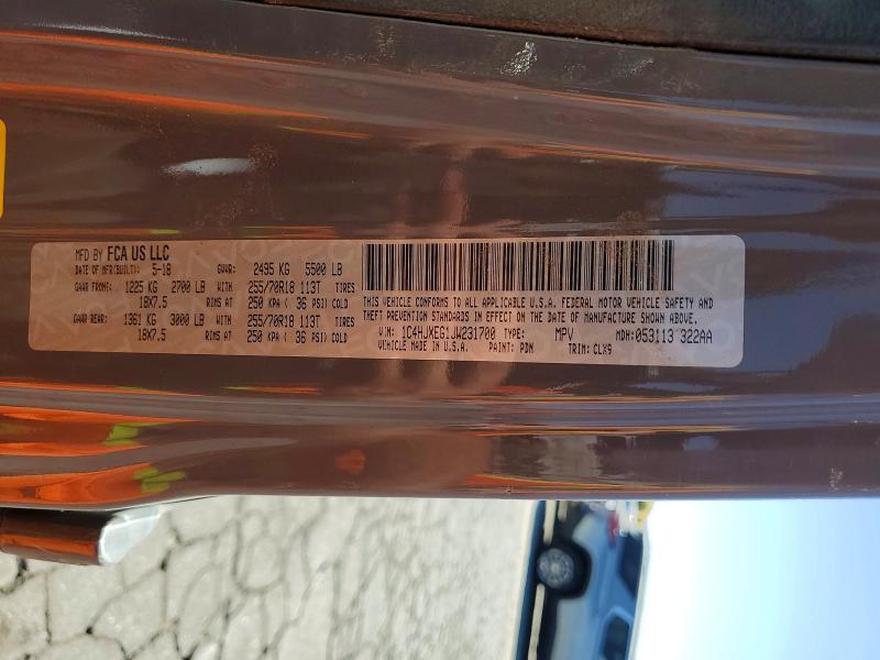 Продаж на аукціоні авто 2018 Jeep Wrangler Unlimited, vin: 1C4HJXEG1JW231700, номер лоту: 60228636