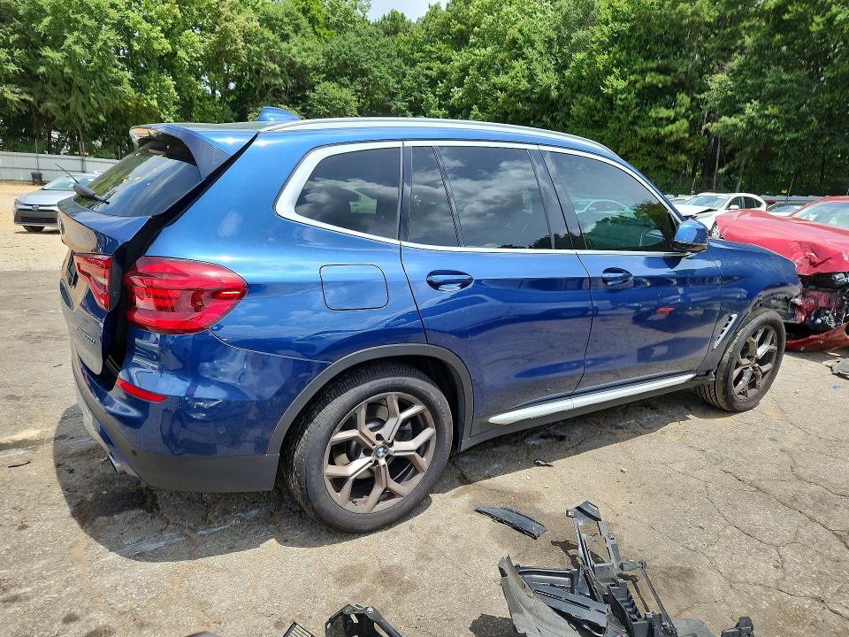 2021 Bmw X3 მანქანა იყიდება აუქციონზე, vin: 5UXTY3C0XM9E39485, აუქციონის ნომერი: 61962636