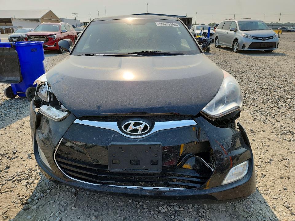 2017 Hyundai Veloster მანქანა იყიდება აუქციონზე, vin: KMHTC6ADXHU322881, აუქციონის ნომერი: 59673346