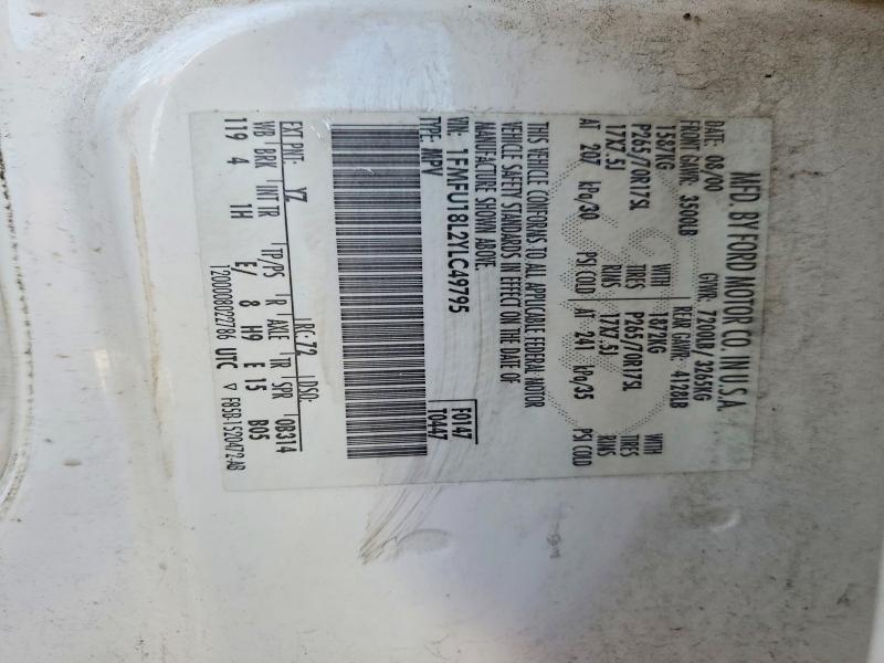 Aukcja sprzedaży 2000 Ford Expedition, vin: 1FMFU18L2YLC49795, numer aukcji: 63043566