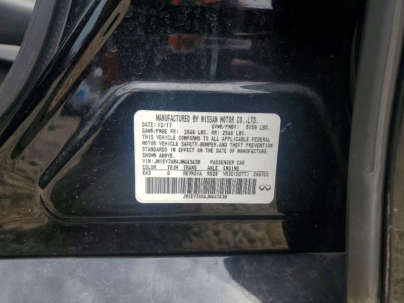 Продажа на аукционе авто 2018 Infiniti Q50, vin: JN1EV7AR4JM443438, номер лота: 60297936