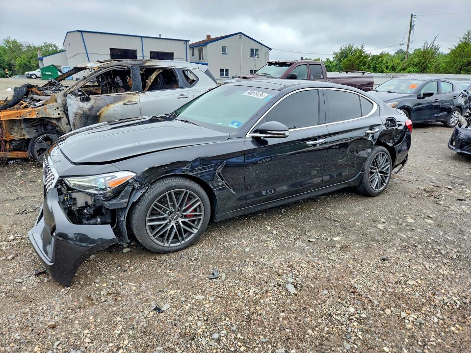 2019 Genesis G70 მანქანა იყიდება აუქციონზე, vin: KMTG34LE7KU037709, აუქციონის ნომერი: 60019496