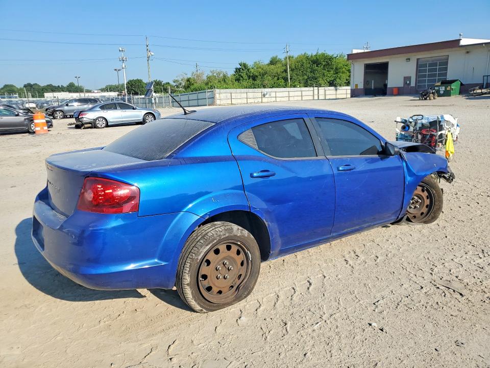 2013 Dodge Avenger მანქანა იყიდება აუქციონზე, vin: 1C3CDZAB9DN757238, აუქციონის ნომერი: 60810496
