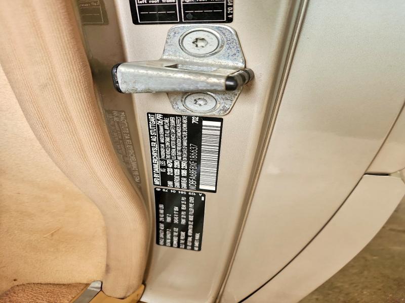 Aukcja sprzedaży 1999 Mercedes-benz Sl, vin: WDBFA68F8XF186637, numer aukcji: 60720286