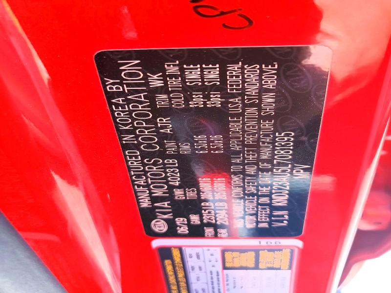 Aukcja sprzedaży 2020 Kia Soul, vin: KNDJ23AU5L7081395, numer aukcji: 59831886