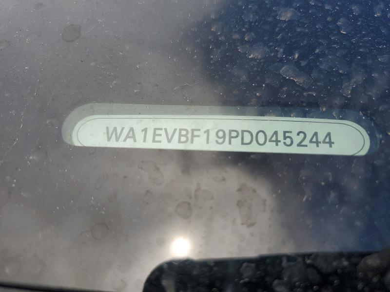 2023 Audi Q8 მანქანა იყიდება აუქციონზე, vin: WA1EVBF19PD045244, აუქციონის ნომერი: 61544906
