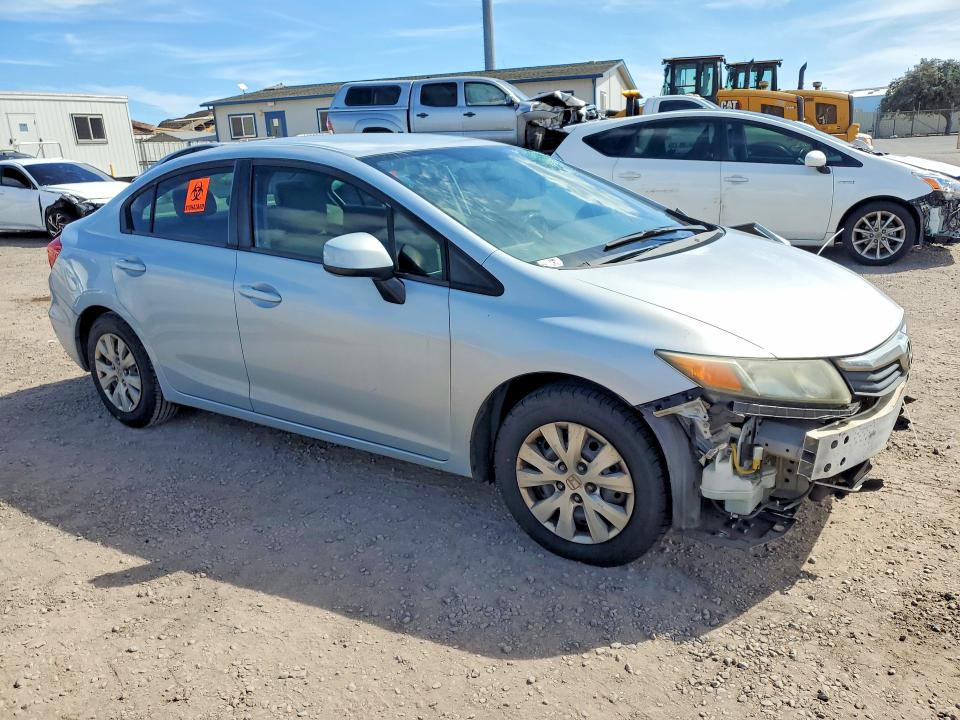 61172656 :رقم المزاد ، 2HGFB2F50CH559276 vin ، 2012 Honda Civic مزاد بيع