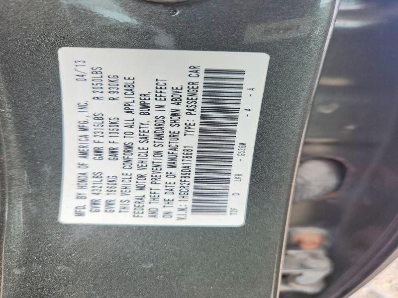 Продажа на аукционе авто 2013 Honda Accord, vin: 1HGCR2F89DA178681, номер лота: 61876136