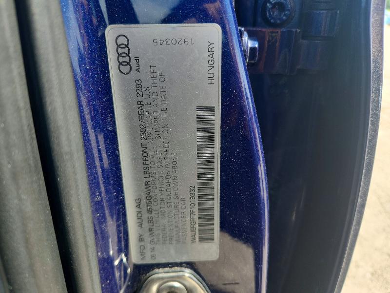 Aukcja sprzedaży 2015 Audi A3, vin: WAUEFGFF7F1019332, numer aukcji: 61497016
