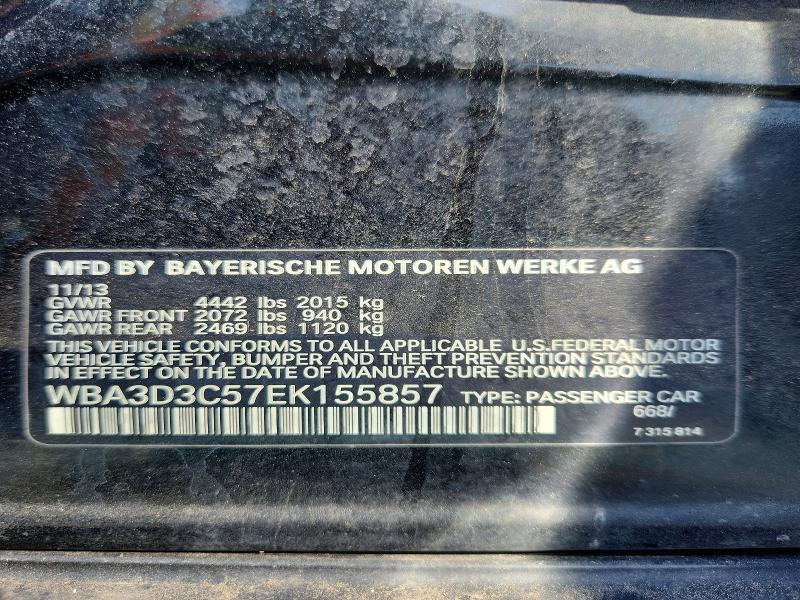 Продажа на аукционе авто 2014 Bmw 328, vin: WBA3D3C57EK155857, номер лота: 60888626