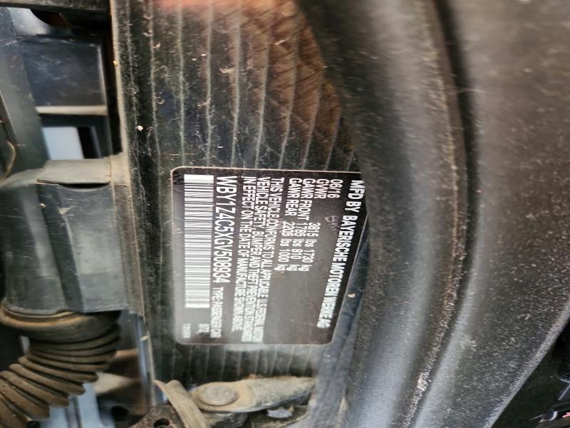 Продаж на аукціоні авто 2016 Bmw I3, vin: WBY1Z4C5XGV508934, номер лоту: 59312216