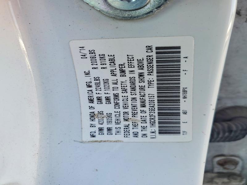 Продаж на аукціоні авто 2014 Honda Accord, vin: 1HGCR2F35EA206157, номер лоту: 60226936