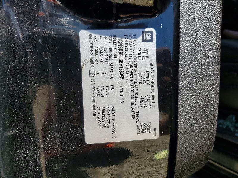61578806 :رقم المزاد ، 1GNSKBE03BR133395 vin ، 2011 Chevrolet Tahoe مزاد بيع
