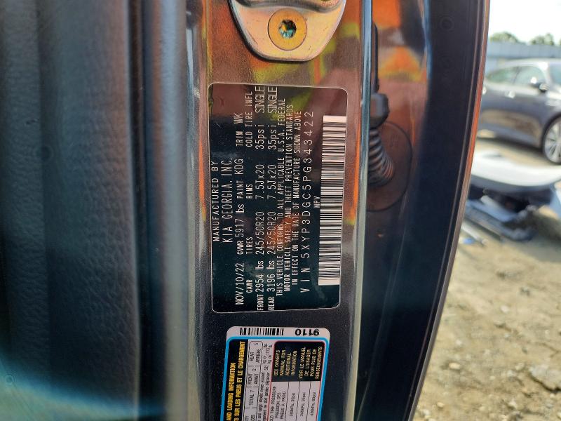 Aukcja sprzedaży 2023 Kia Telluride, vin: 5XYP3DGC5PG343422, numer aukcji: 62034686