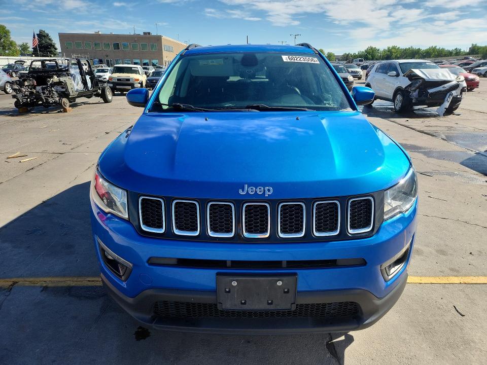 60223556 :رقم المزاد ، 3C4NJDBB0MT540563 vin ، 2021 Jeep Compass مزاد بيع