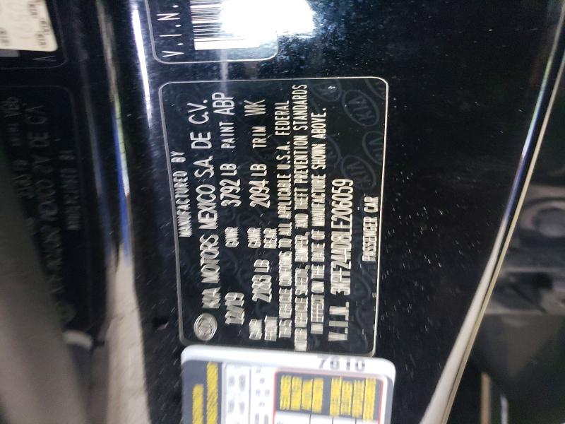 Aukcja sprzedaży 2020 Kia Forte, vin: 3KPF24AD8LE206059, numer aukcji: 60858436