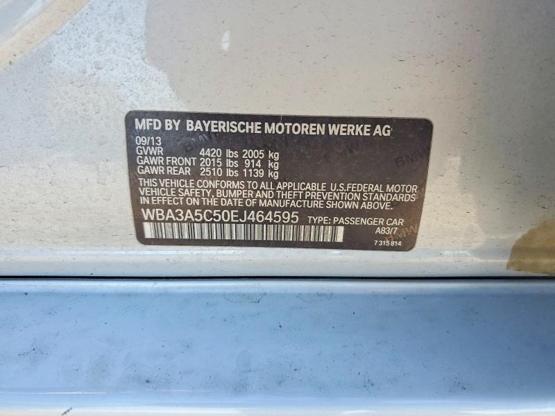 61248986 :رقم المزاد ، WBA3A5C50EJ464595 vin ، 2014 Bmw 328 مزاد بيع