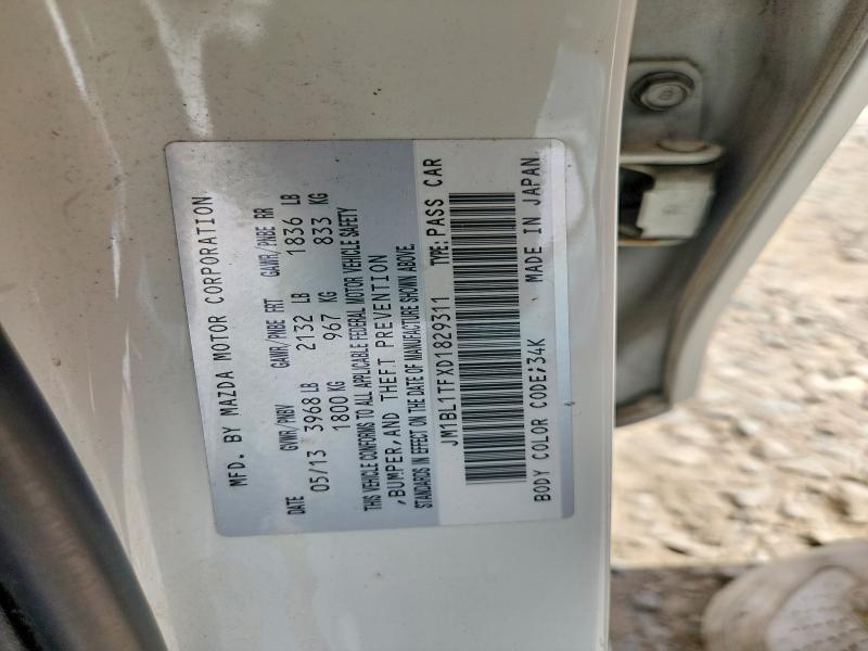 Aukcja sprzedaży 2013 Mazda 3, vin: JM1BL1TFXD1829311, numer aukcji: 59538646