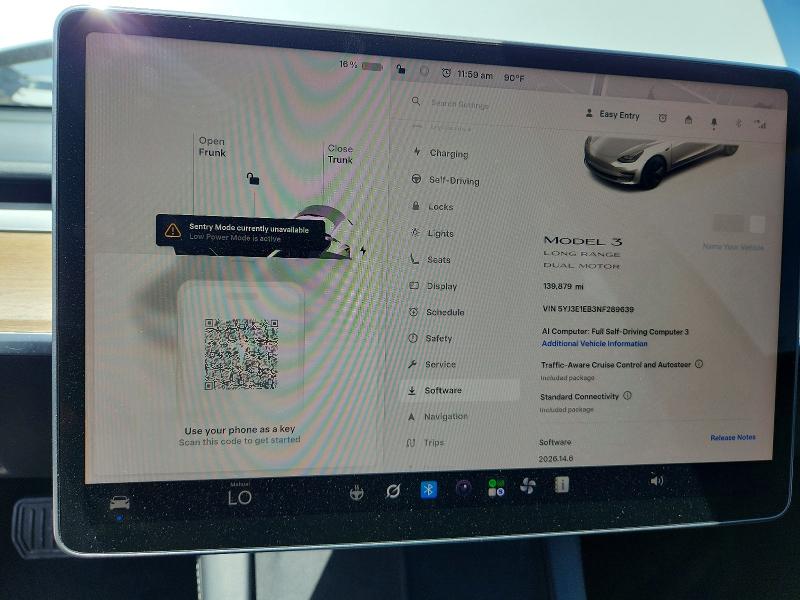 2022 Tesla Model 3 მანქანა იყიდება აუქციონზე, vin: 5YJ3E1EB3NF289639, აუქციონის ნომერი: 62573206