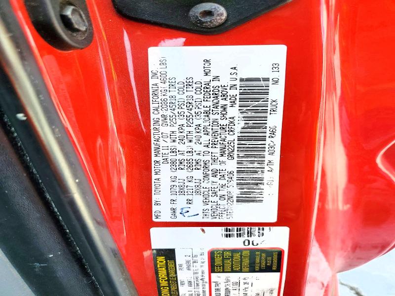 63179596 :رقم المزاد ، 5TETU22N08Z519406 vin ، 2008 Toyota Tacoma مزاد بيع