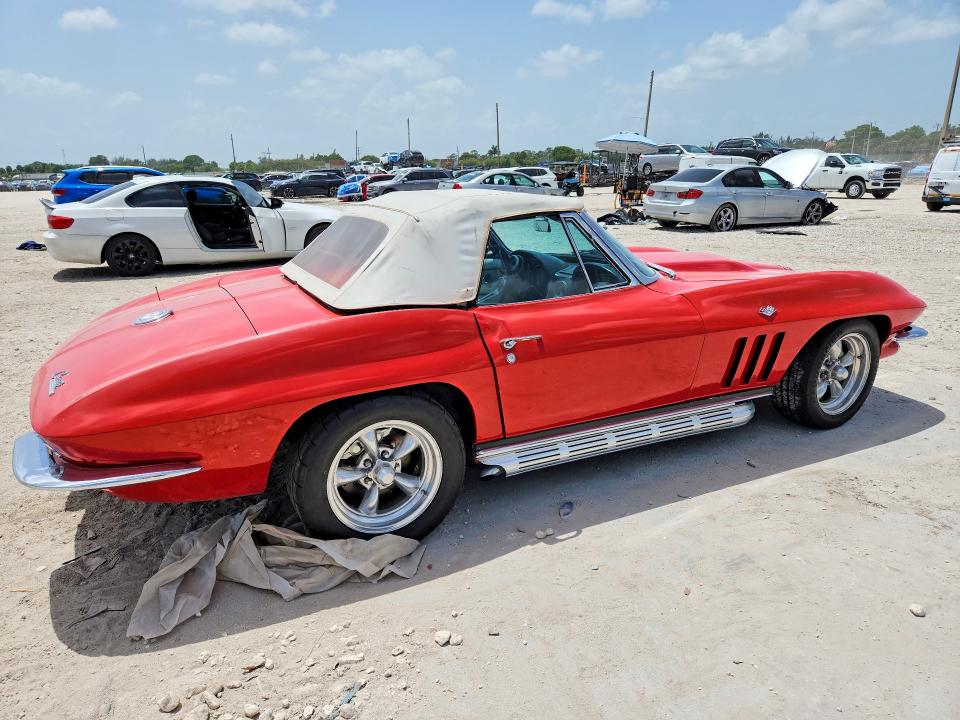1965 Chevrolet Corvette მანქანა იყიდება აუქციონზე, vin: 194675S122966, აუქციონის ნომერი: 60446356