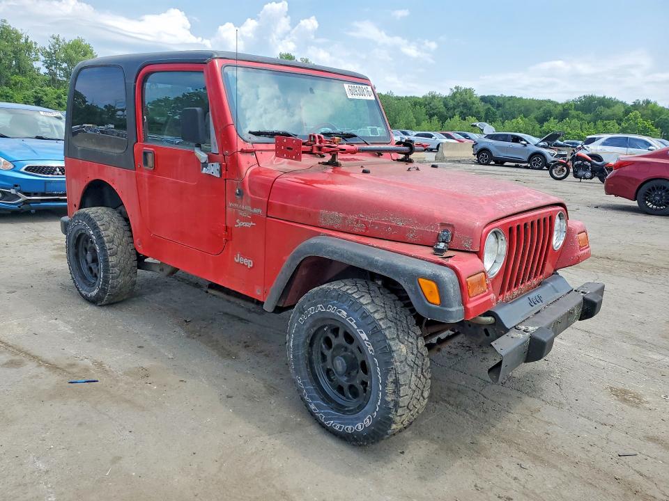 60930816 :رقم المزاد ، 1J4FA49S41P327328 vin ، 2001 Jeep Wrangler مزاد بيع