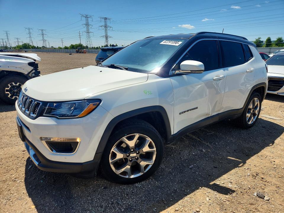 Продаж на аукціоні авто 2019 Jeep Compass, vin: 3C4NJDCB0KT631053, номер лоту: 62291096