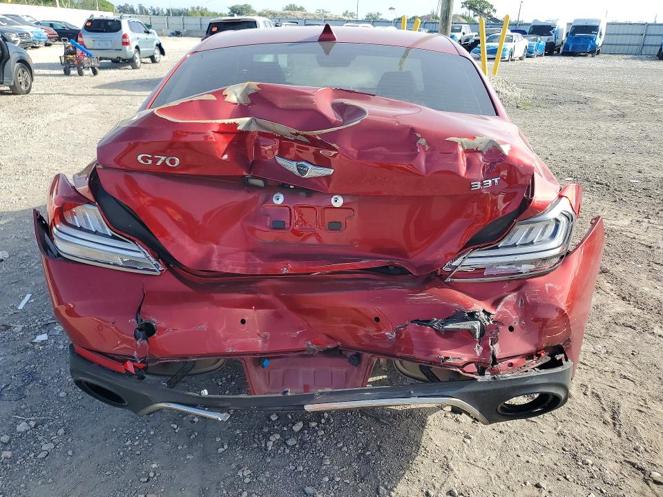 2019 Genesis G70 მანქანა იყიდება აუქციონზე, vin: KMTG34LE7KU037760, აუქციონის ნომერი: 59697166