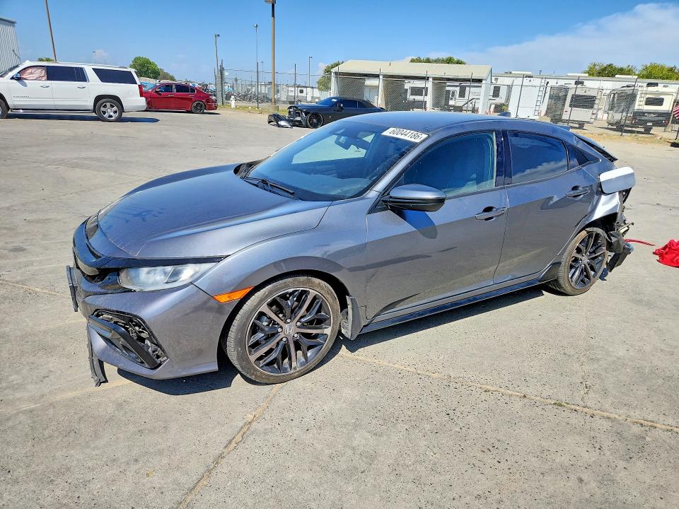 60044186 :رقم المزاد ، SHHFK7H4XMU210275 vin ، 2021 Honda Civic مزاد بيع