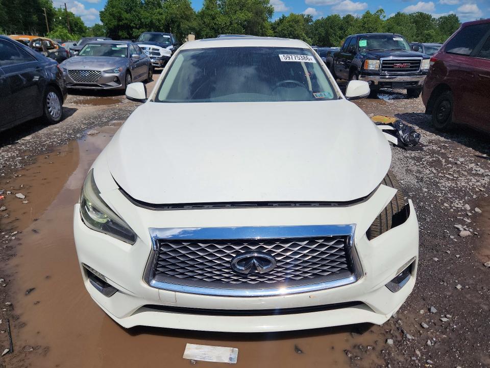 2018 Infiniti Q50 მანქანა იყიდება აუქციონზე, vin: JN1EV7AR8JM440638, აუქციონის ნომერი: 59775386