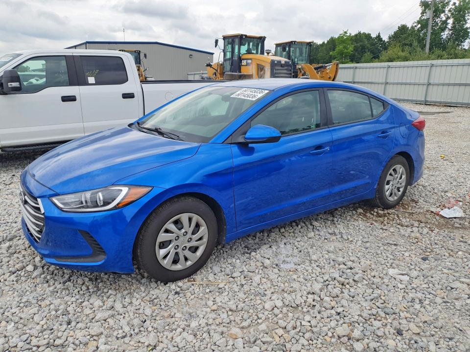 60145036 :رقم المزاد ، 5NPD74LF5JH343444 vin ، 2018 Hyundai Elantra مزاد بيع