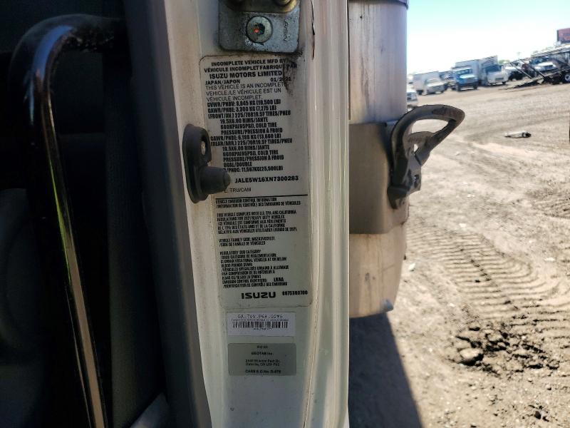 2022 Isuzu Nrr მანქანა იყიდება აუქციონზე, vin: JALE5W16XN7300283, აუქციონის ნომერი: 56078366