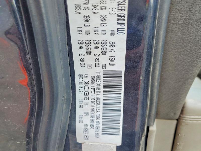 Продаж на аукціоні авто 2013 Dodge Durango, vin: 1C4RDJDG3DC686502, номер лоту: 59328496