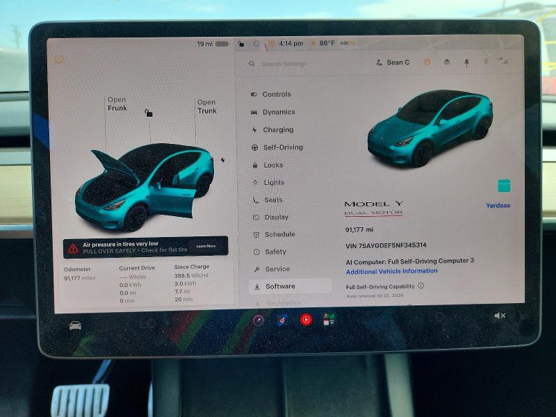 Продаж на аукціоні авто 2022 Tesla Model Y, vin: 7SAYGDEF5NF345314, номер лоту: 60305116