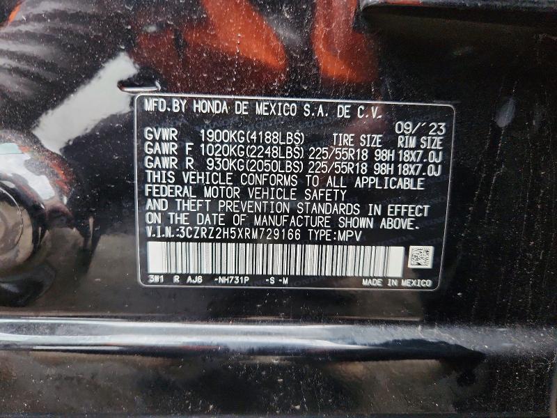 Aukcja sprzedaży 2024 Honda Hr-v, vin: 3CZRZ2H5XRM729166, numer aukcji: 62048846