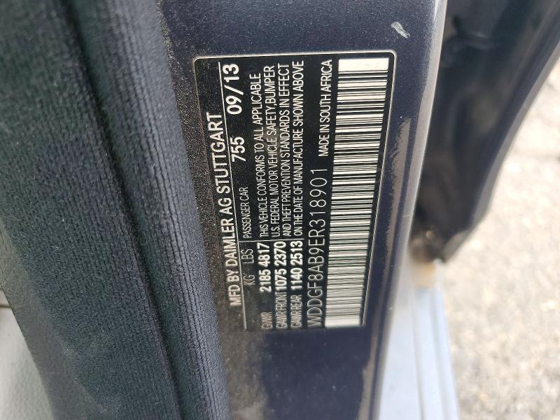 Aukcja sprzedaży 2014 Mercedes-benz C, vin: WDDGF8AB9ER318901, numer aukcji: 62334546