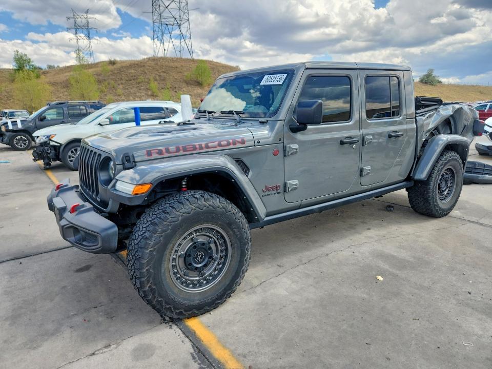 60528136 :رقم المزاد ، 1C6JJTBM4NL136275 vin ، 2022 Jeep Gladiator مزاد بيع