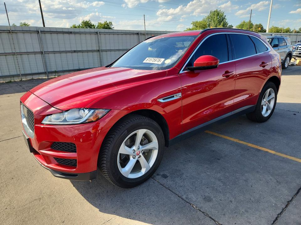 Продаж на аукціоні авто 2019 Jaguar F-pace, vin: SADCJ2FX7KA606083, номер лоту: 61575976