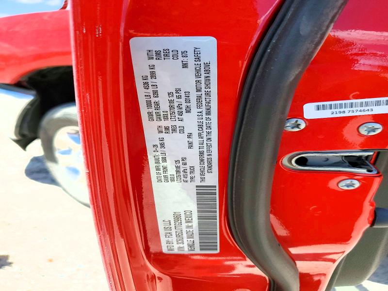 Продаж на аукціоні авто 2026 Ram 2500, vin: 3C6UR5DJ7TG299601, номер лоту: 59889536