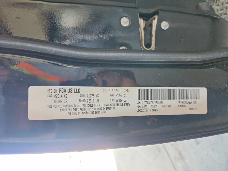 Продажа на аукционе авто 2015 Dodge Charger, vin: 2C3CDXHG9FH800381, номер лота: 85979035