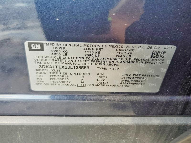 Продажа на аукционе авто 2018 Gmc Terrain, vin: 3GKALTEX5JL128553, номер лота: 62879206