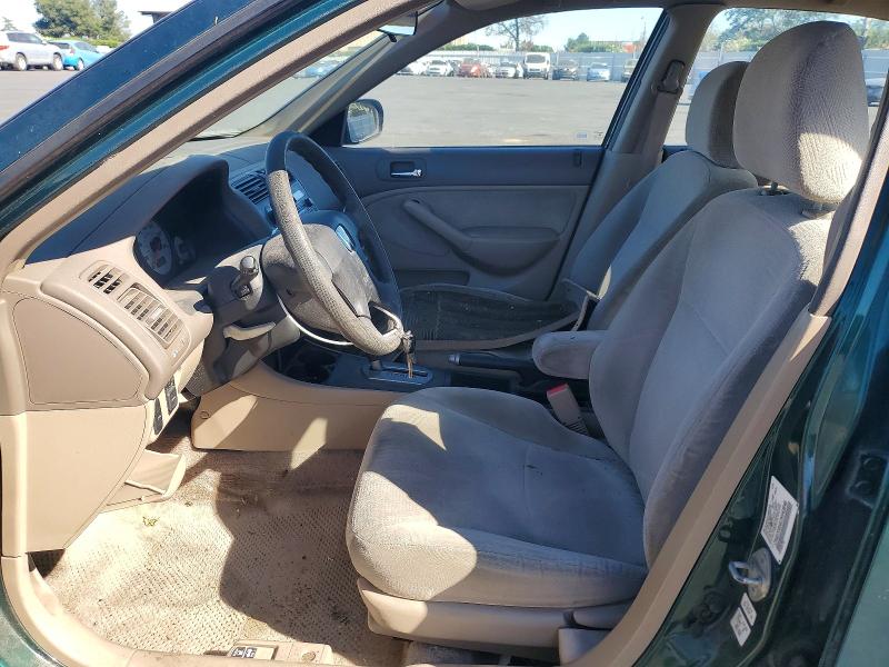60065696 :رقم المزاد ، 2HGES16562H543846 vin ، 2002 Honda Civic مزاد بيع