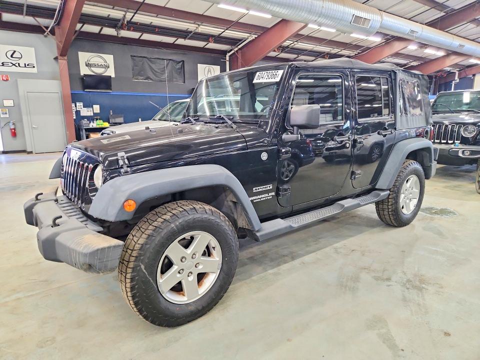 2013 Jeep Wrangler Unlimited მანქანა იყიდება აუქციონზე, vin: 1C4BJWDG8DL503263, აუქციონის ნომერი: 60479366