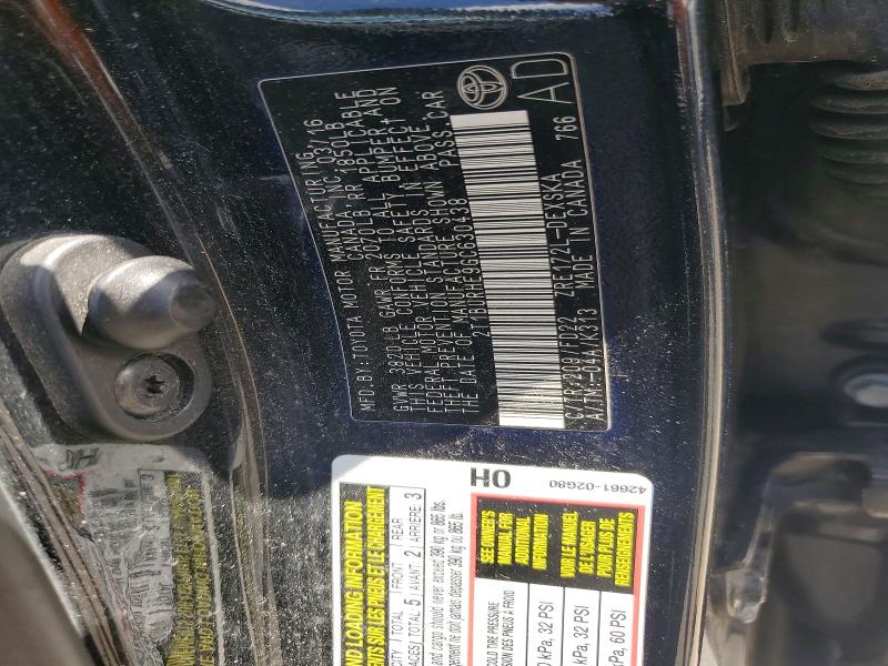 Aukcja sprzedaży 2016 Toyota Corolla, vin: 2T1BURHE9GC630438, numer aukcji: 95589615