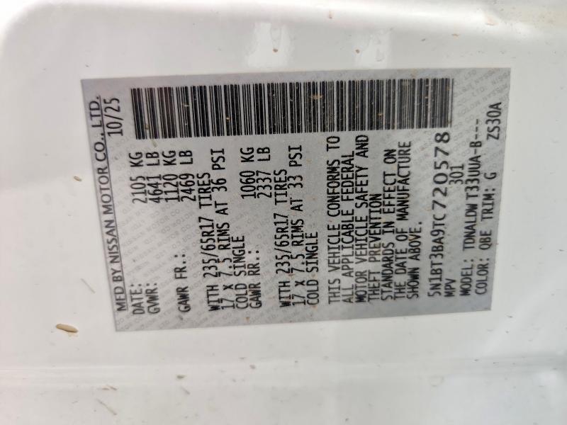 Продаж на аукціоні авто 2026 Nissan Rogue, vin: 5N1BT3BA9TC720578, номер лоту: 61411126